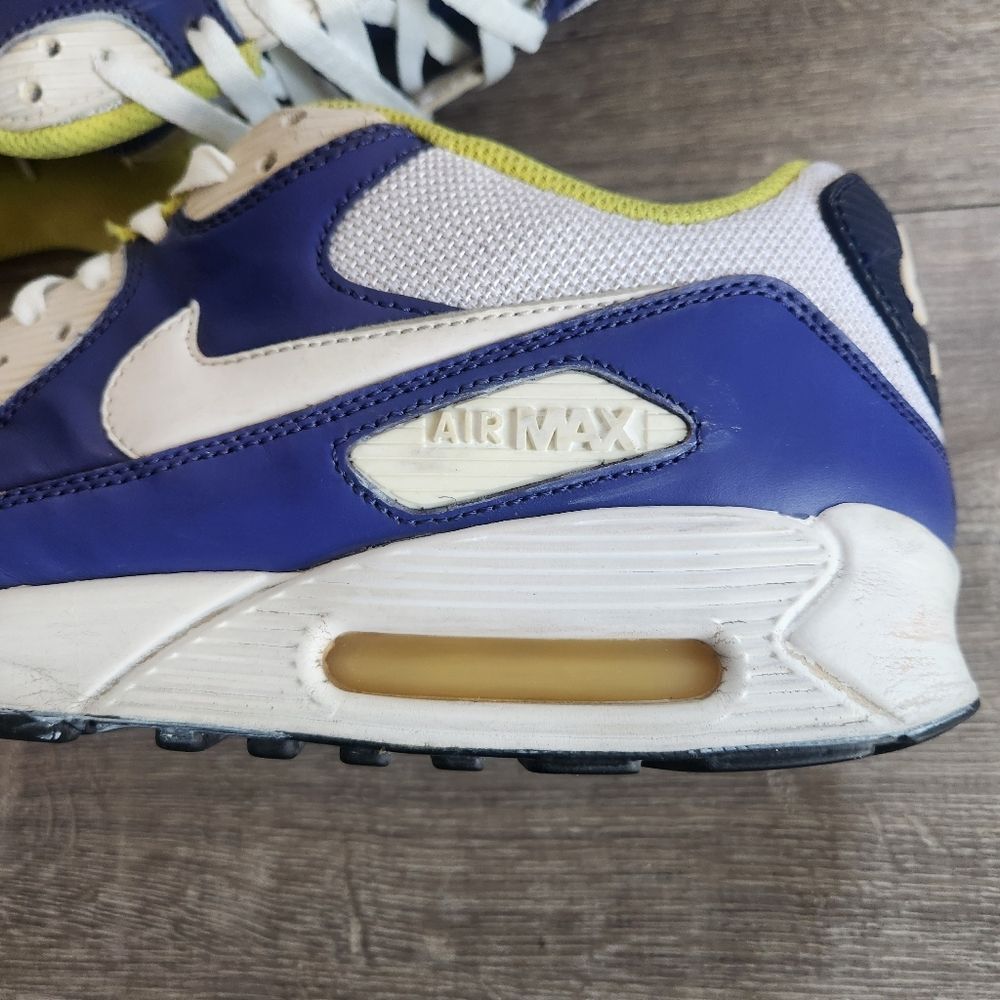 2010 Nike Air Max 90 Wicket Purple Athletic Shoes Sneakers Mens Size 10.5 READ - Picture 12 of 15